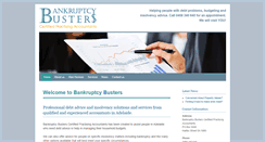 Desktop Screenshot of bankruptcybusters.com.au